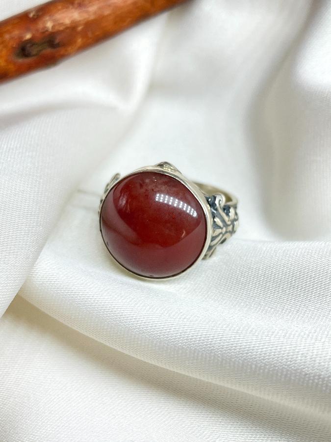 купить Кольцо из серебра с авантюрином,19 размер , фото 1