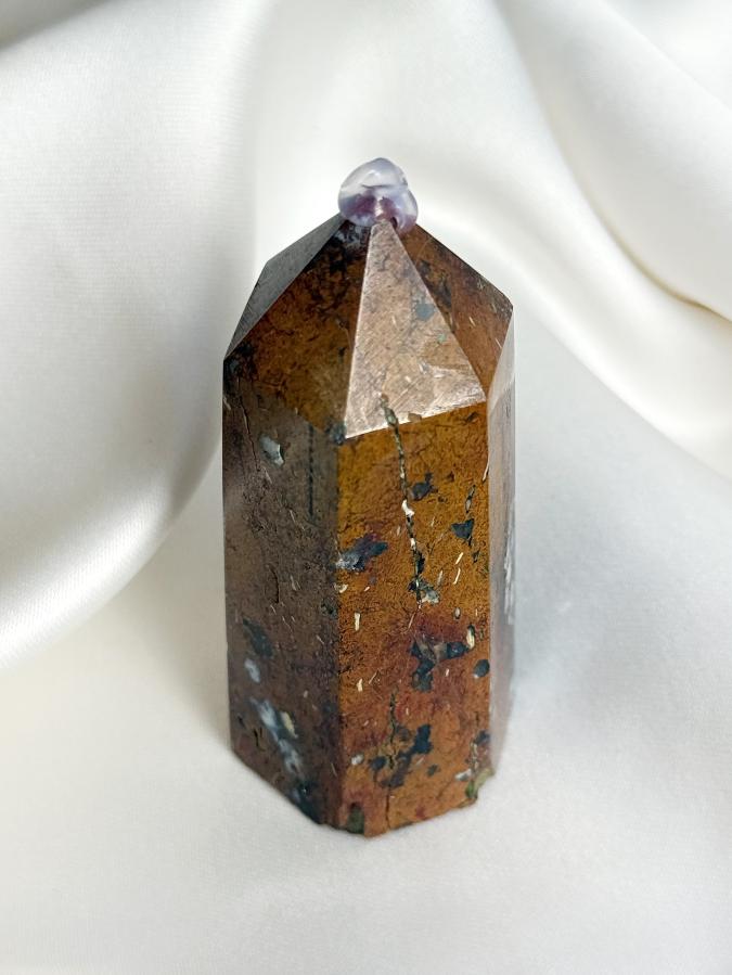 Столбик (обелиск) из яшмы, 6 х 2,5 см ST-0018, фото 1