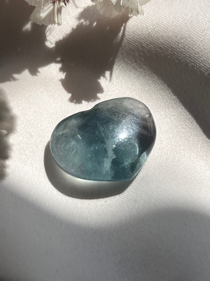 Сердце из флюорита, 1 х 2 х 2,5 см SR-0088, фото 3