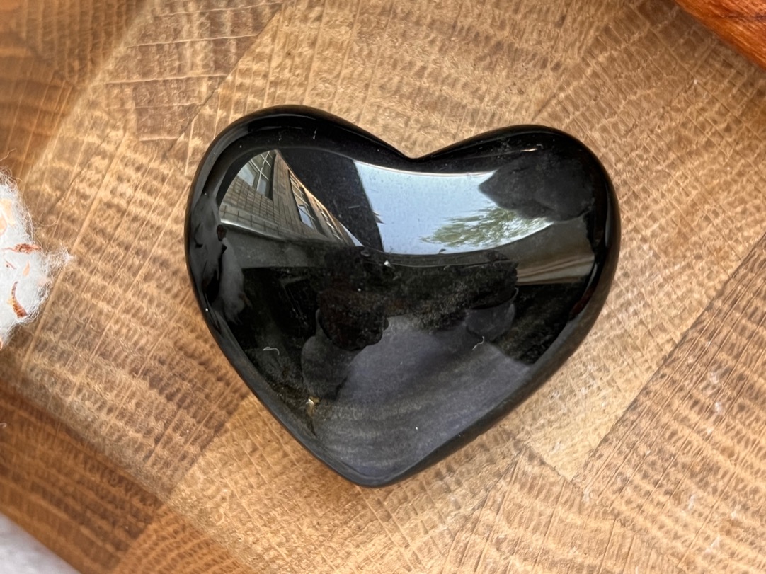 Сердце из обсидиана SR-0034, фото 1