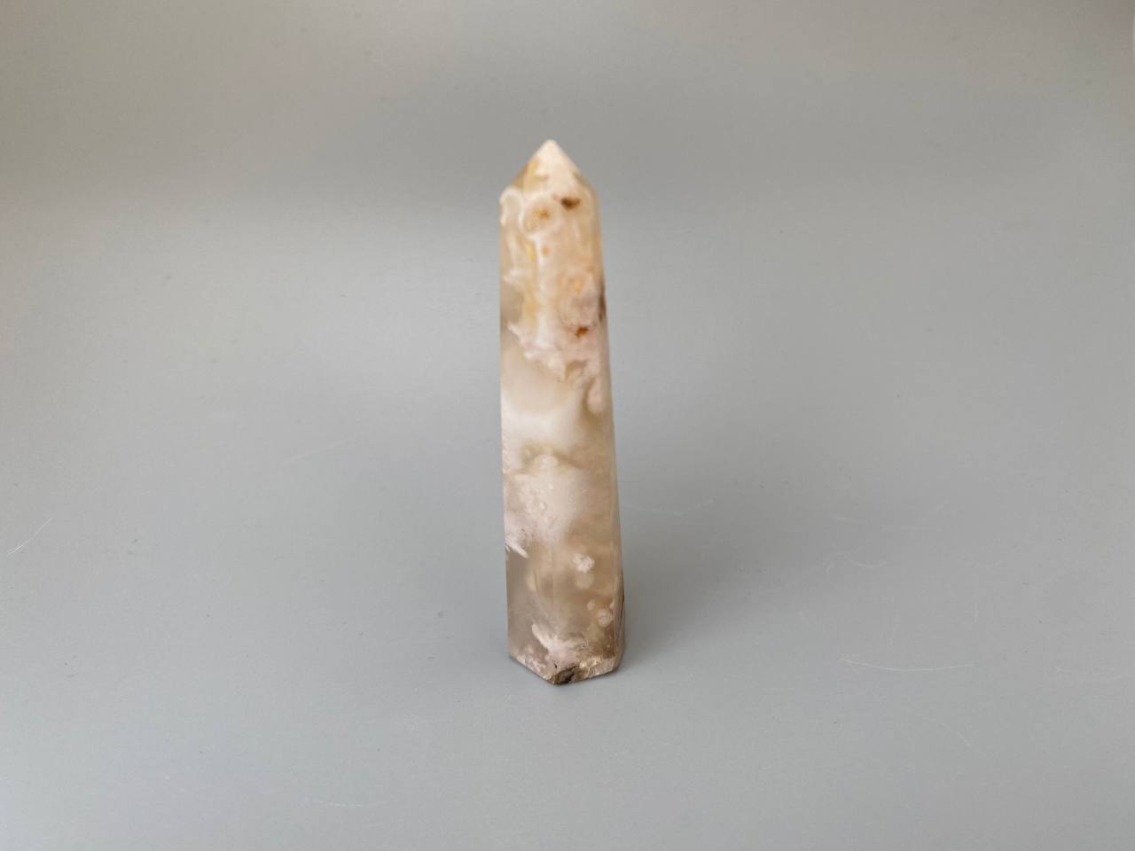Столбик (обелиск) из цветочного халцедона 7,2х1,6х1,3 см ST-0008, фото 3