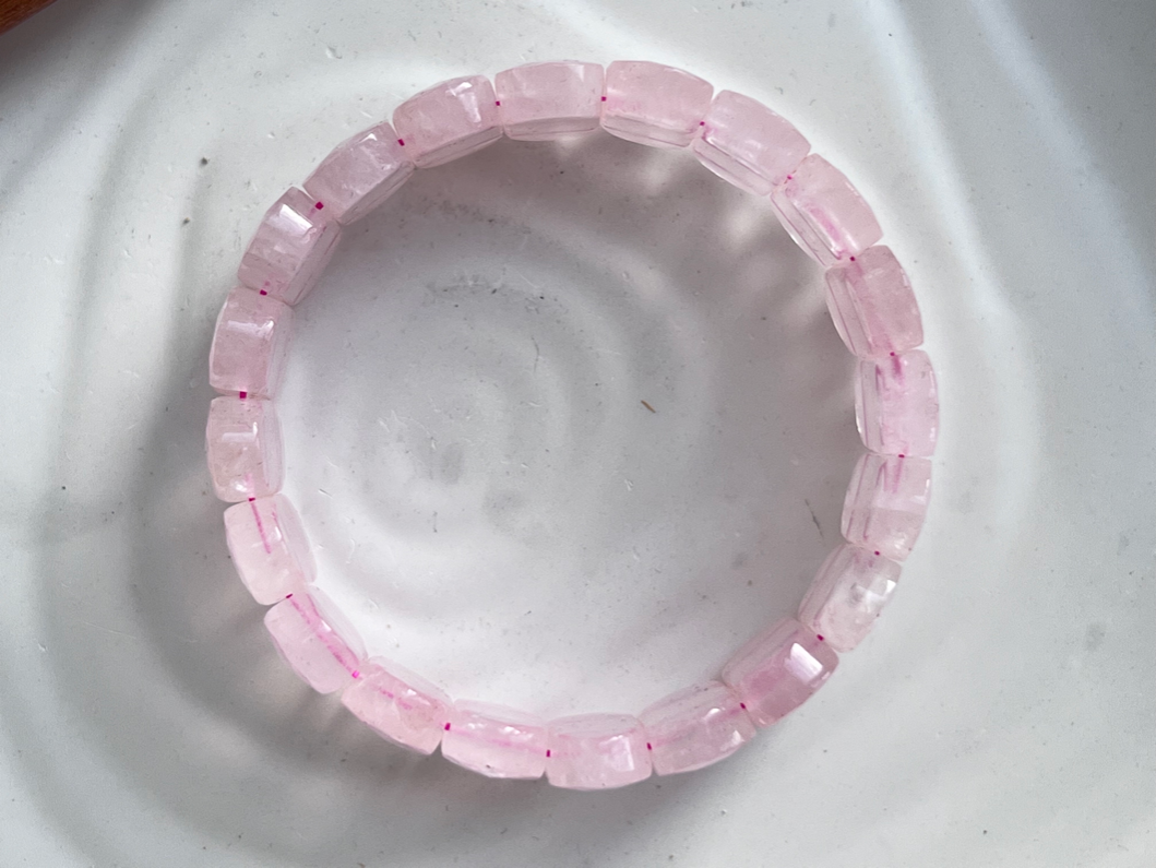 Браслет из розового кварца, огранка BRS-1018, фото 6