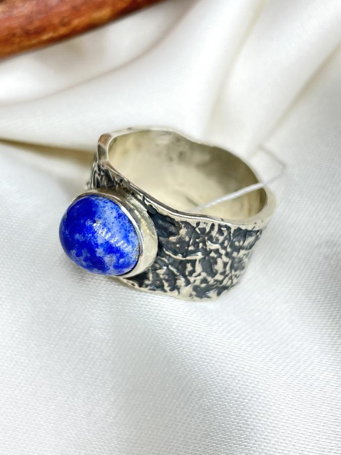 купить Кольцо из серебра с лазуритом,18,5 размер  , фото 1