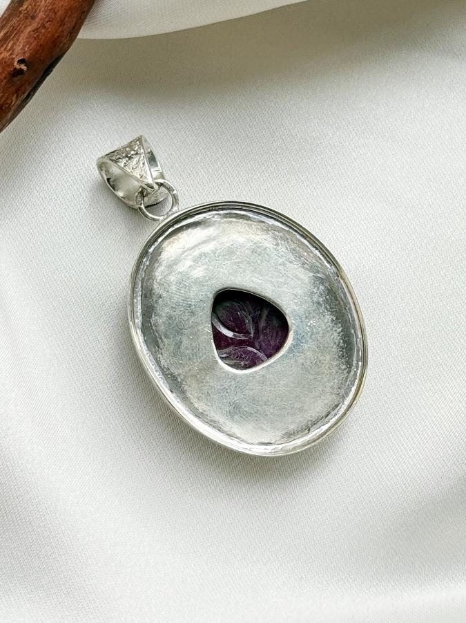 купить Кулон из серебра с самоцветами , фото 4