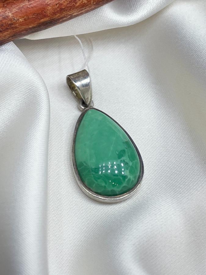 Кулон из серебра с варисцитом  U-1792, фото 5