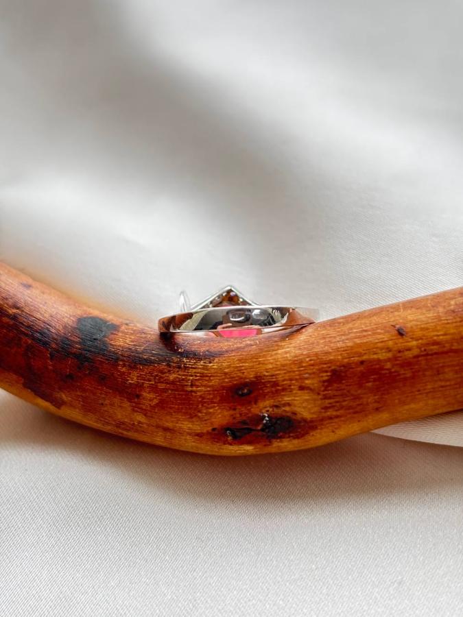 купить Кольцо из серебра с опалом (синтетический)  , фото 4