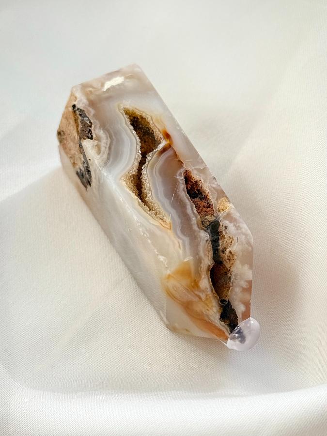 Столбик (обелиск) из халцедона, 6 х 2,2 см ST-0024, фото 3