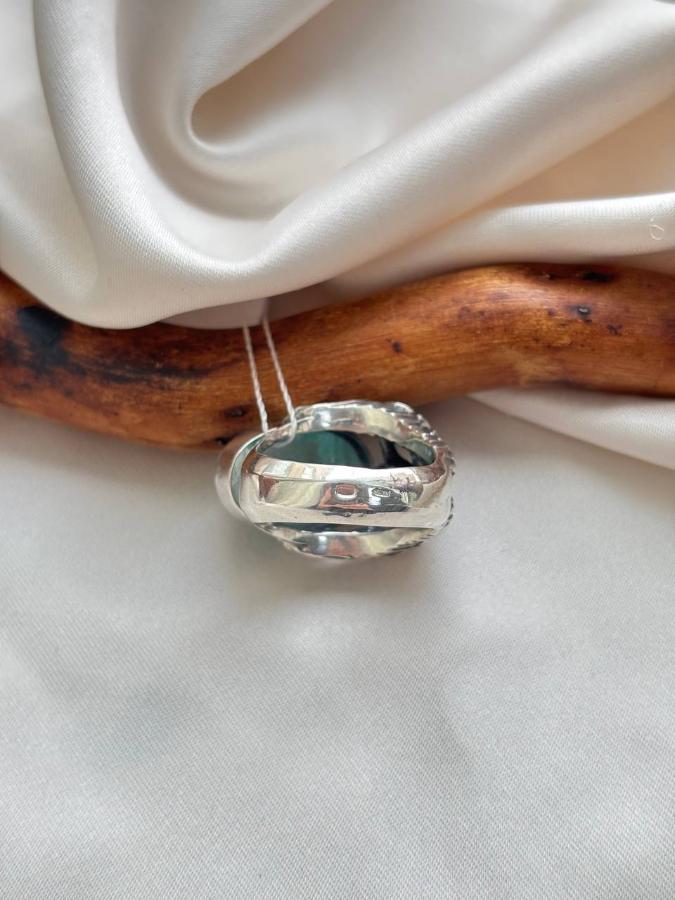 купить Кольцо из серебра с аквамарином  , фото 3