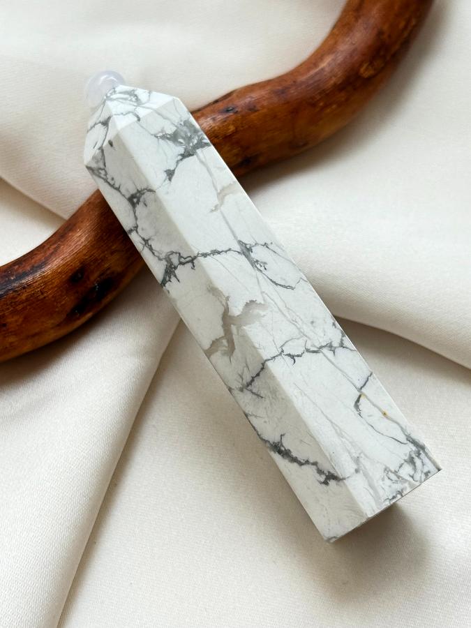 Столбик (обелиск) из магнезита, 8 х 1,9 см ST-0042, фото 1