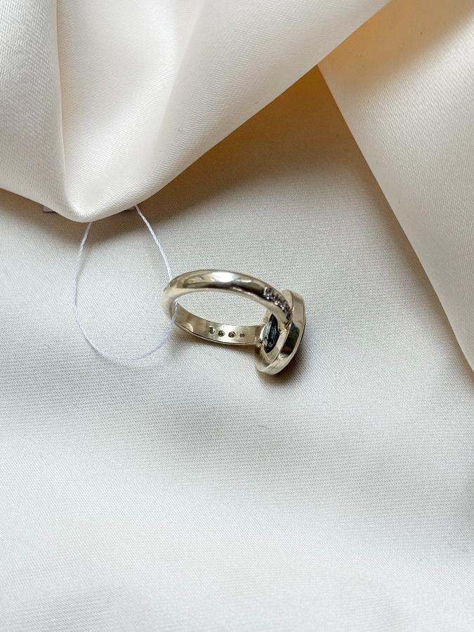 купить Кольцо из серебра с турмалином,16,5 размер  , фото 5