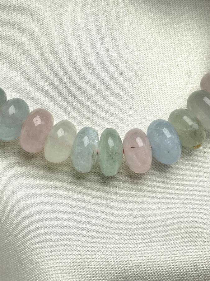 Браслет из морганита, d-5,5 см BRS-2124, фото 5