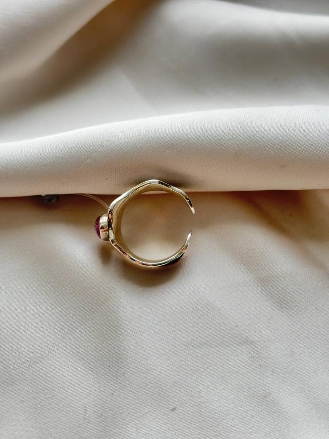 купить Кольцо из серебра с турмалином  , фото 3