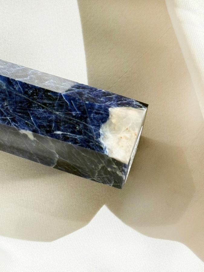 Столбик (обелиск) из содалита, 8 х 2,6 см ST-0014, фото 3