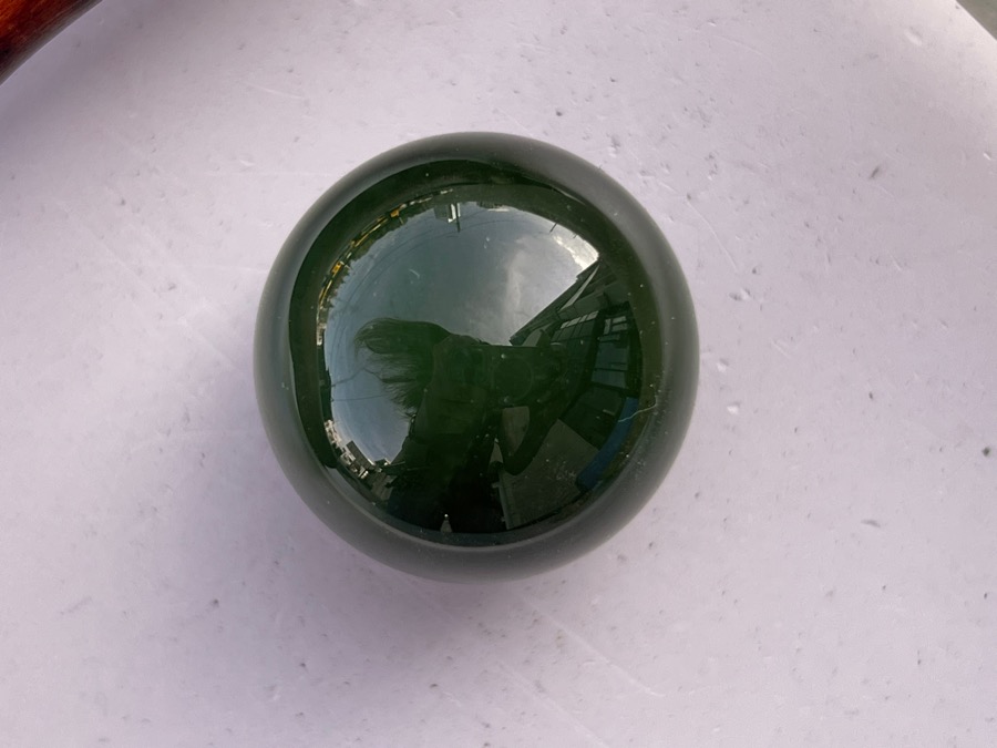 Шар из нефрита, d - 3 см SH-0283, фото 1