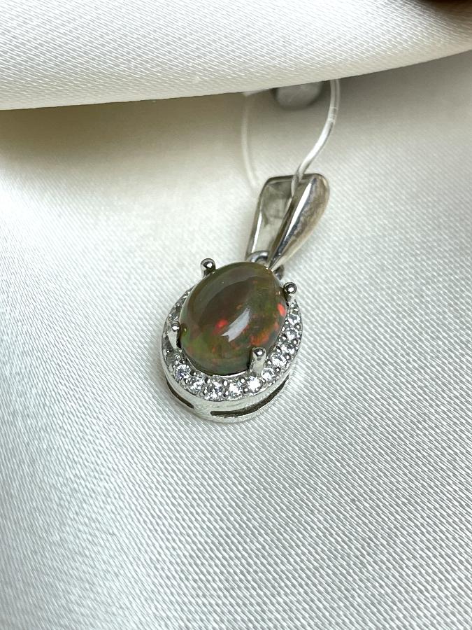 Кулон из серебра с опалом  U-2231, фото 1
