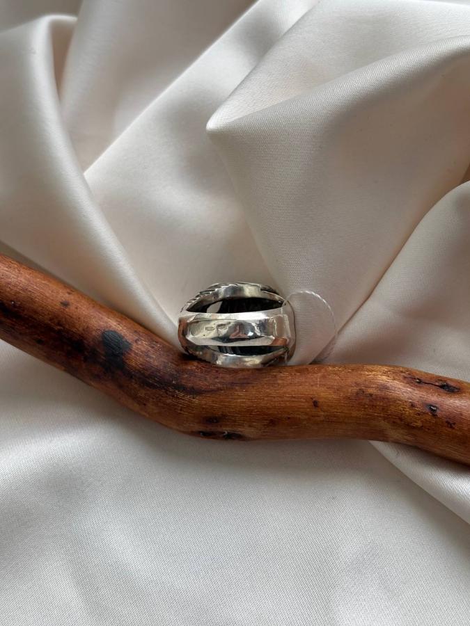 купить Кольцо из серебра с бериллом-изумрудом  , фото 4