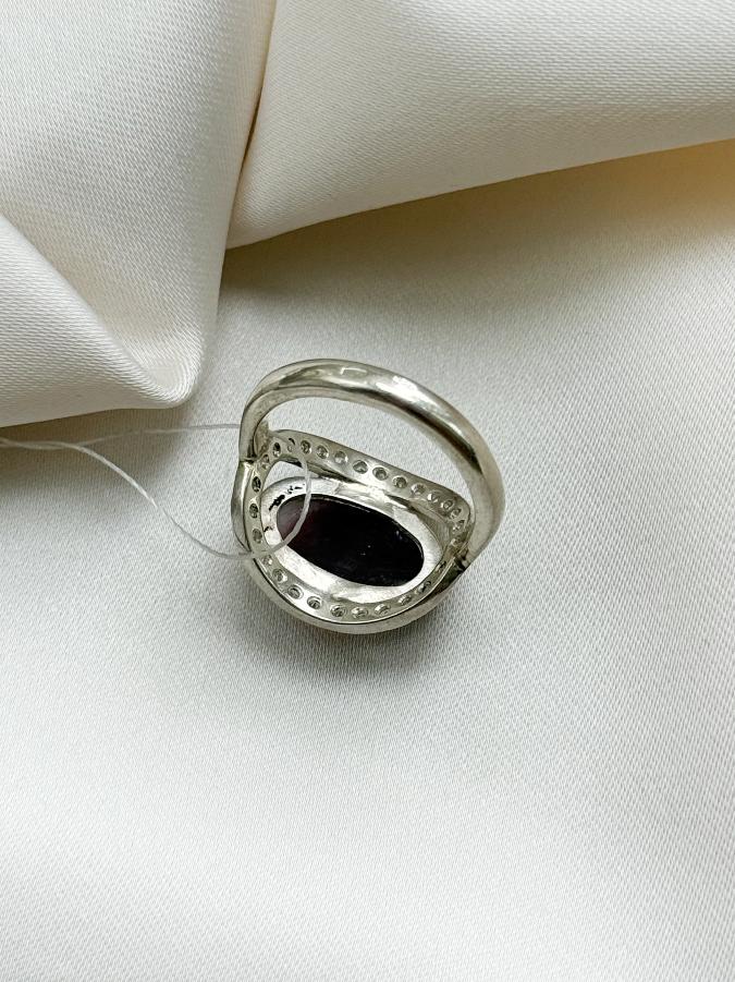 купить Кольцо из серебра с турмалином,16 размер  , фото 3