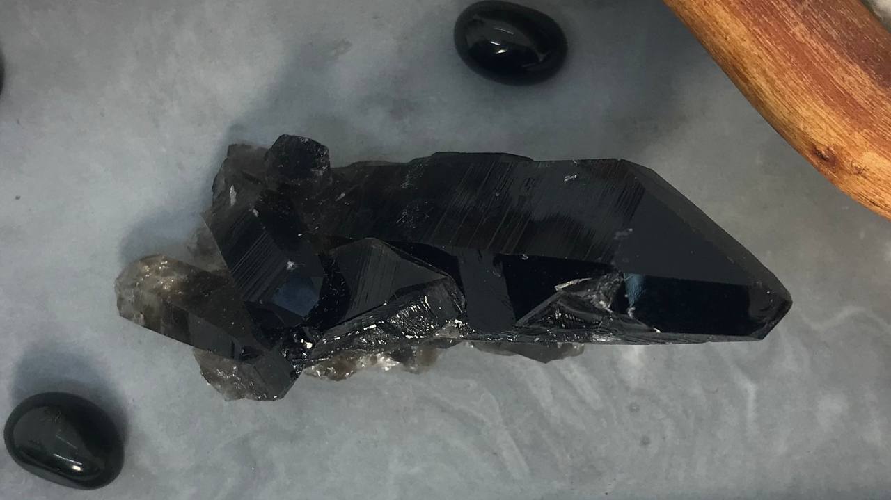 Морион, кристалл 7,8х3,7х2,8 см KR-0014, фото 3