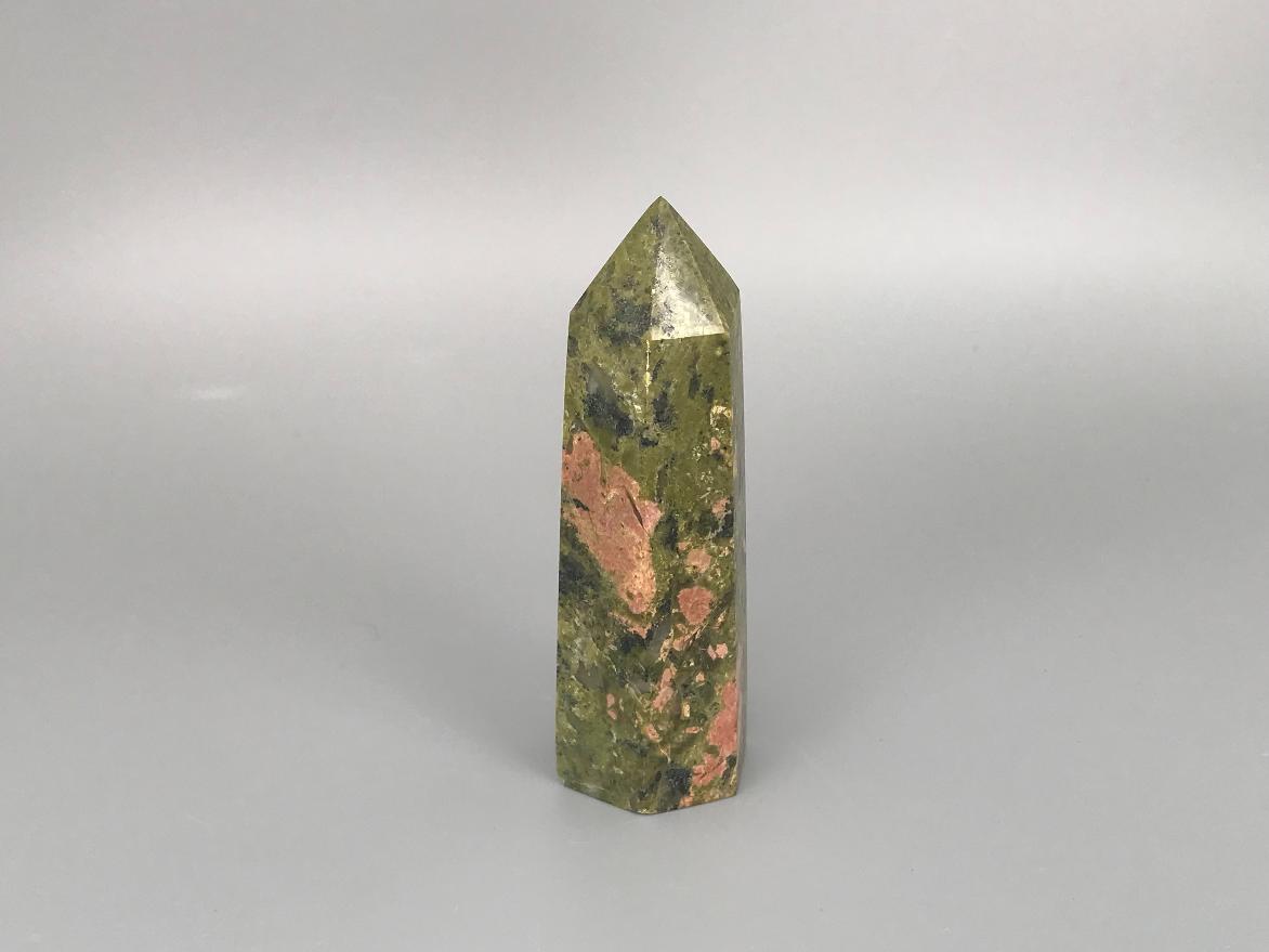 Столбик (обелиск) из унакита 7,7х2,3х2,3 см ST-0086, фото 1