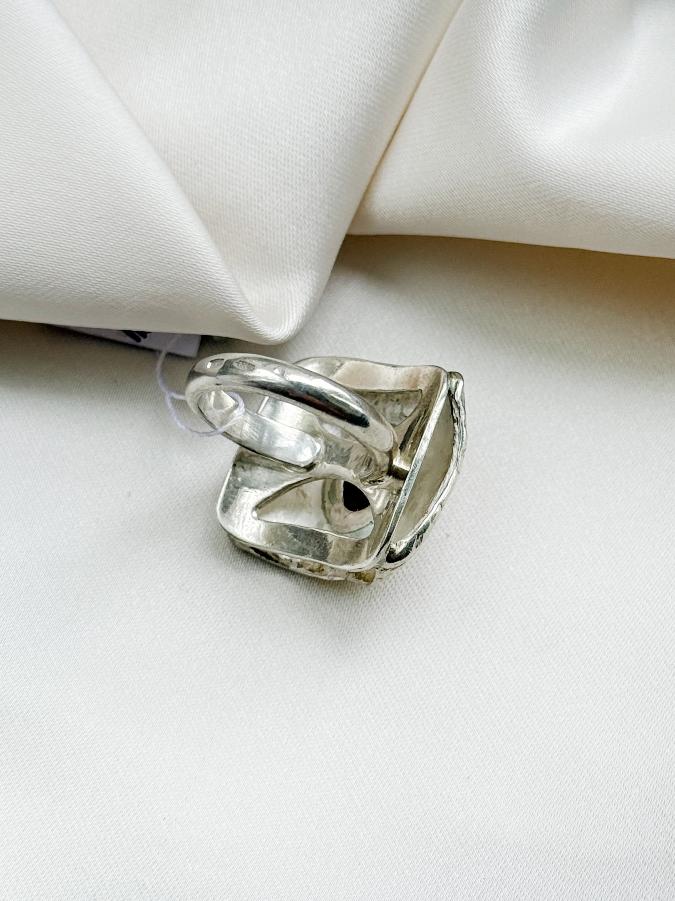 купить Кольцо из серебра с турмалином,16 размер  , фото 3