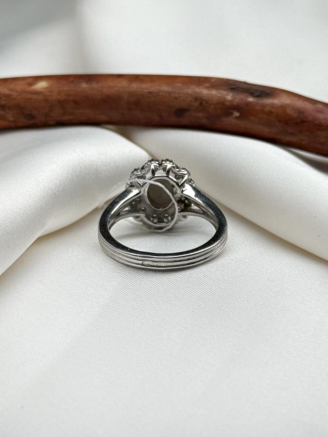 купить Кольцо из серебра с благородным опалом,18 размер  , фото 4