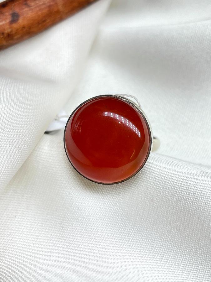 купить Кольцо из серебра с сердоликом,16,5 размер , фото 1