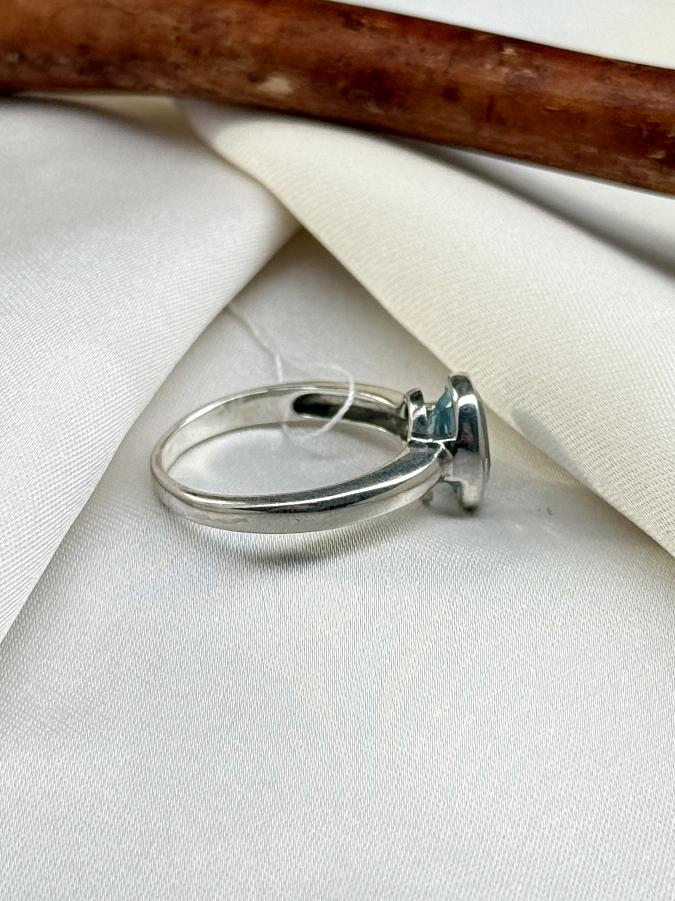 купить Кольцо из серебра с топазом,18 размер  , фото 3