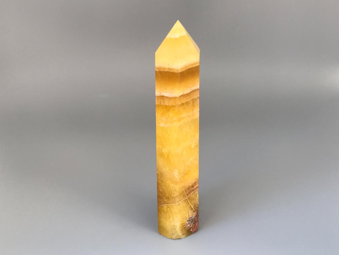 Столбик (обелиск) из жёлтого флюорита 11,4х2,3х3,4 см ST-0065, фото 2