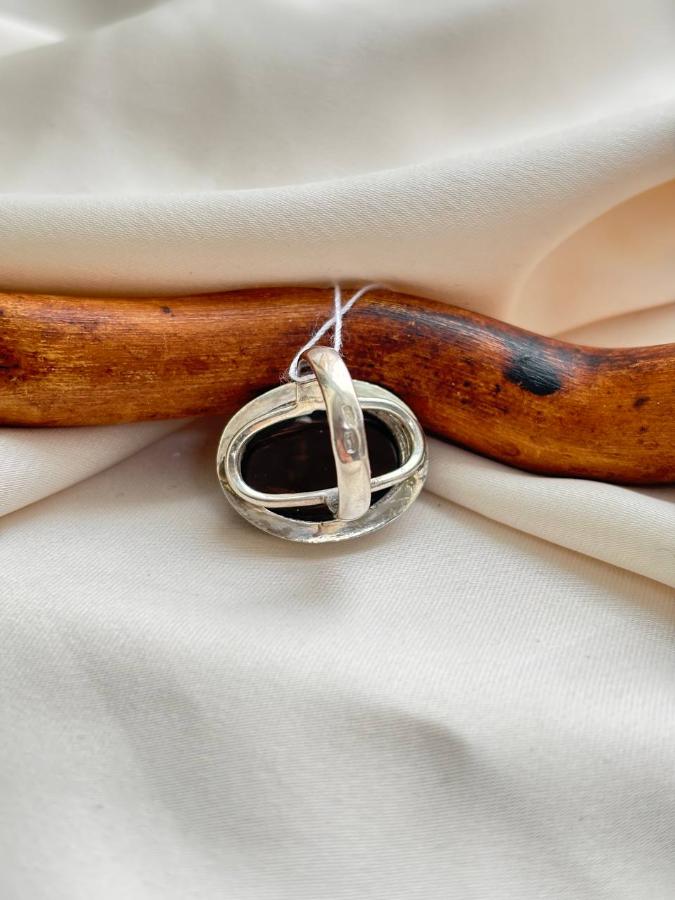 купить Кольцо из серебра с дымчатым кварцем  , фото 3