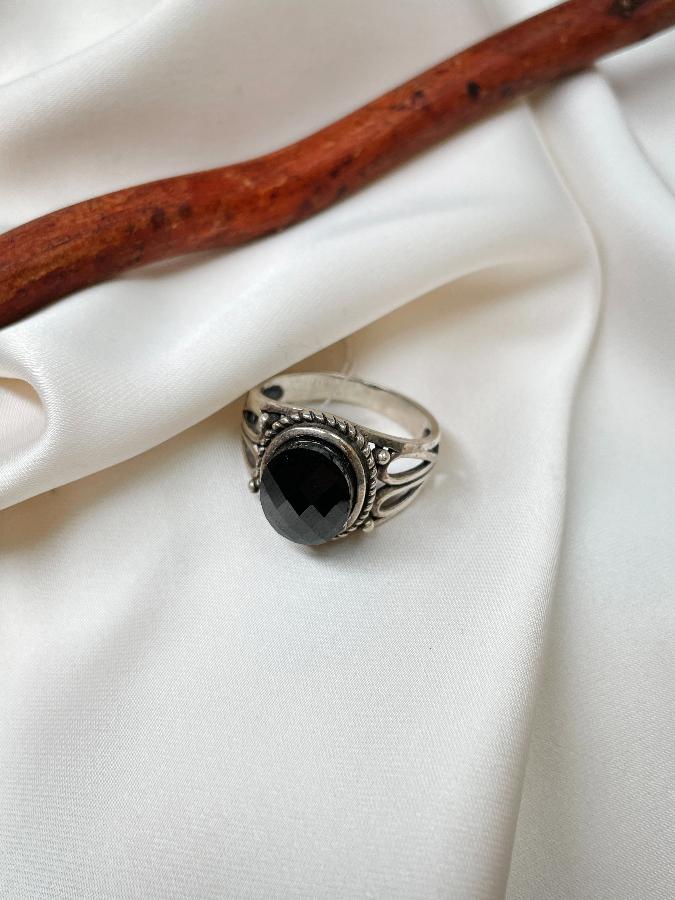 купить Кольцо из серебра с терагерцем,20,5 размер , фото 2