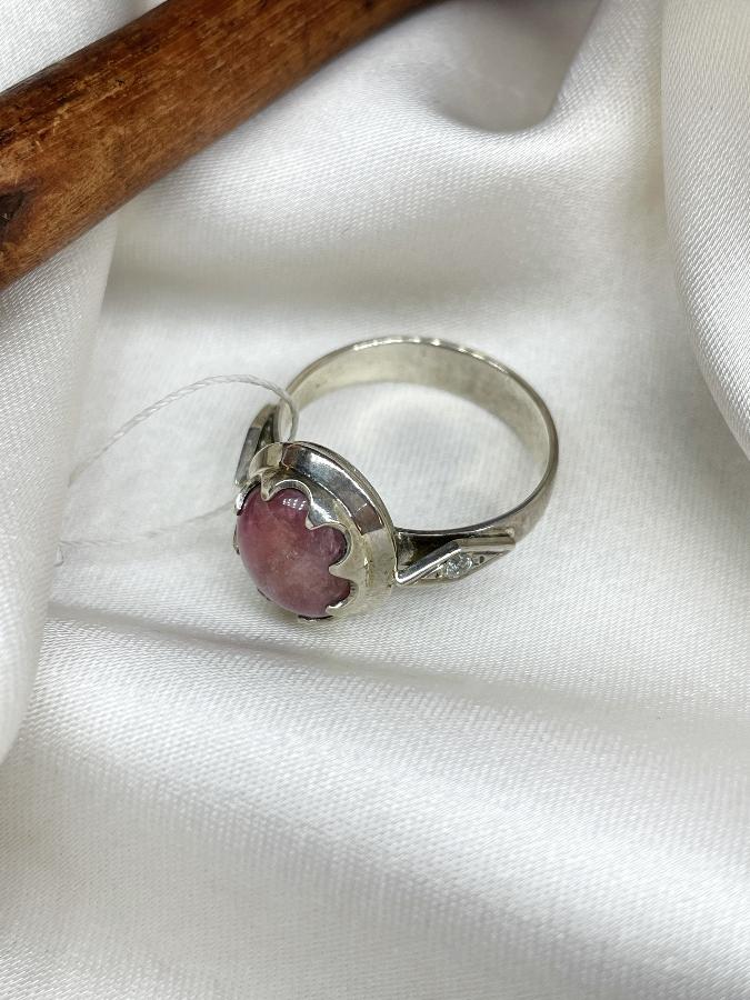 купить Кольцо из серебра с турмалином,18,5 размер  , фото 4