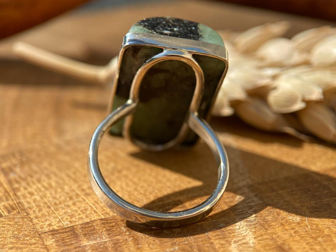 Кольцо с бериллом, 16,5 размер KL-0435, фото 2