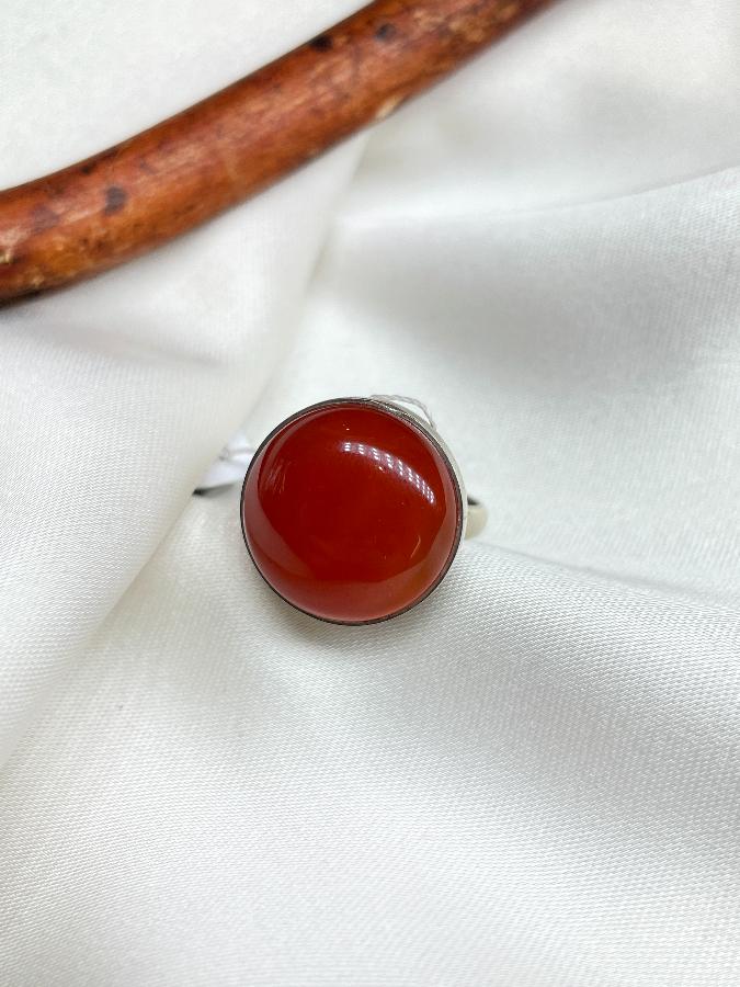 купить Кольцо из серебра с сердоликом,16,5 размер , фото 2