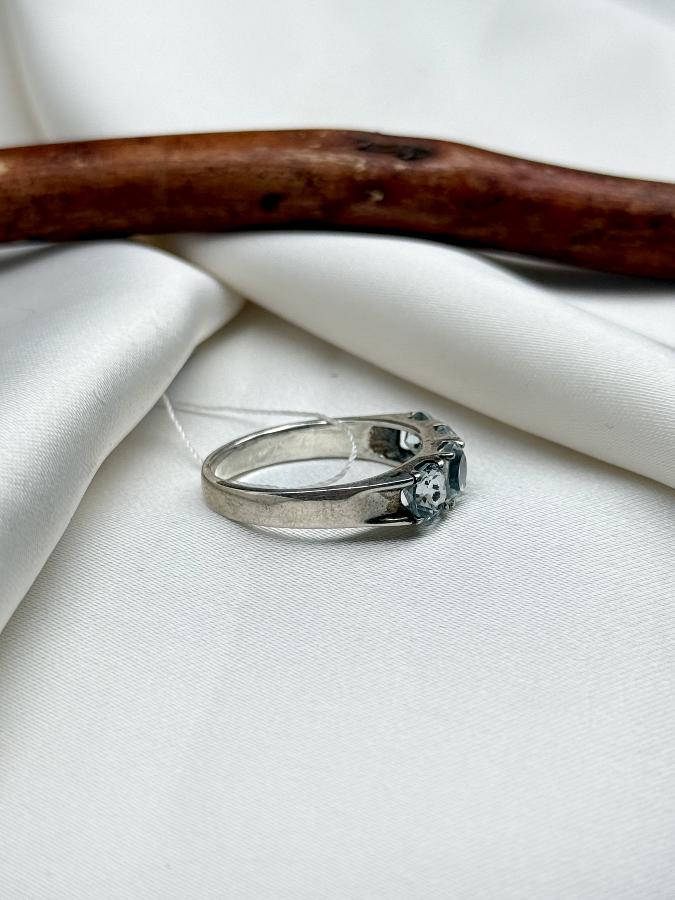 купить Кольцо из серебра с топазом,18 размер  , фото 3