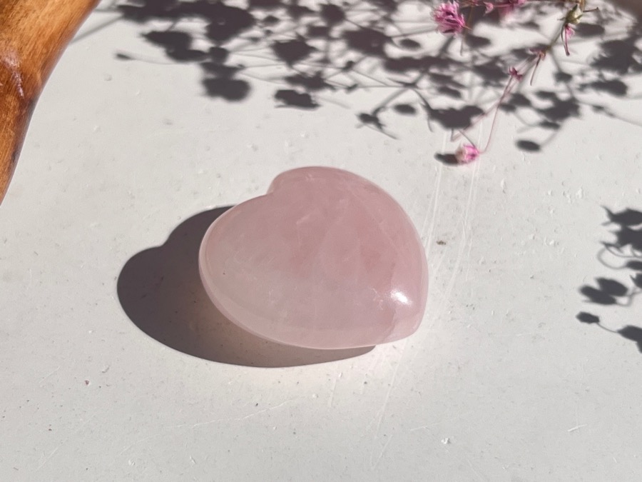 Сердце из розового кварца, 1,4 х 2,9 х 3 см SR-0061, фото 3