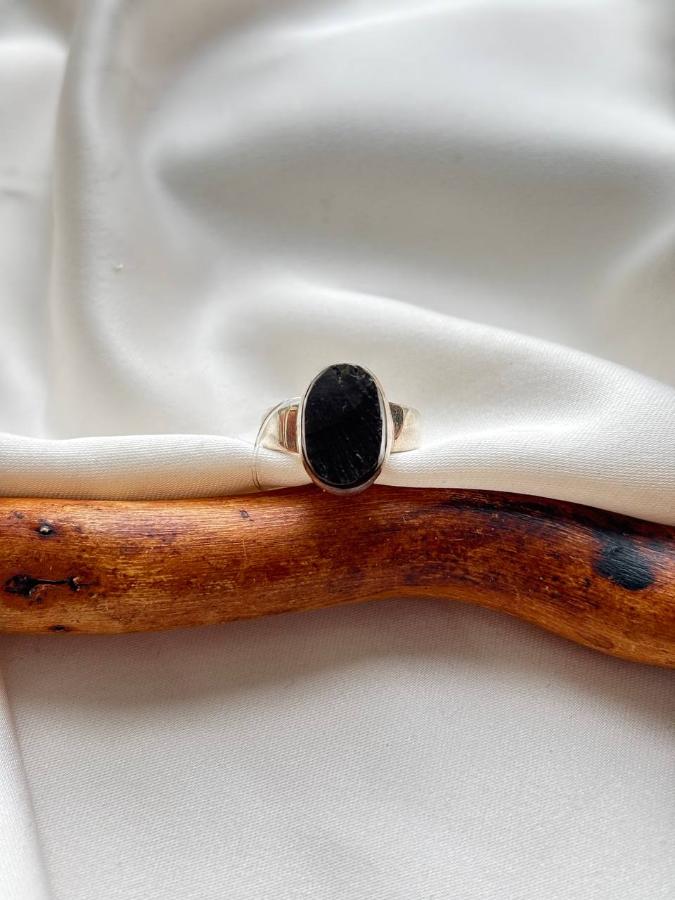купить Кольцо из серебра с шунгитом  , фото 2