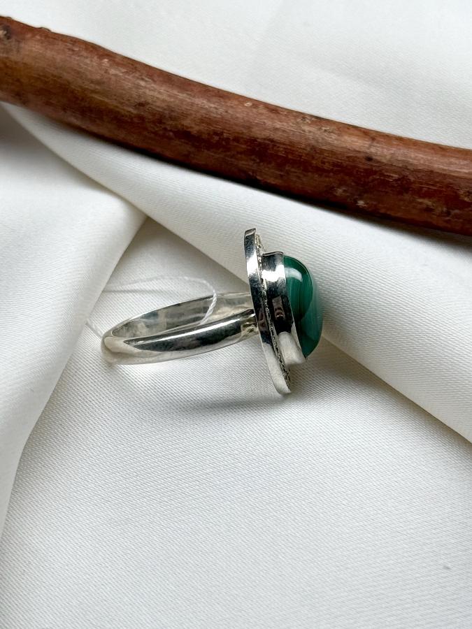 купить Кольцо из серебра с малахитом,16,5 размер  , фото 3