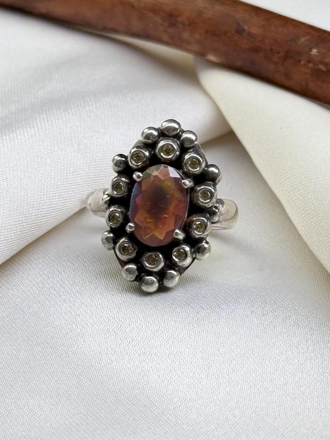 купить Кольцо из серебра с благородным опалом,16 размер  , фото 2