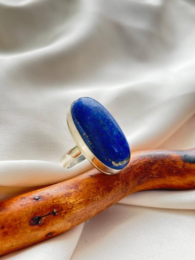 купить Кольцо из серебра с лазуритом  , фото 1