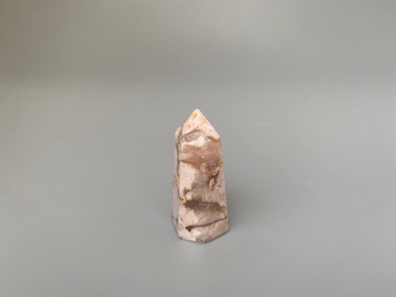 Столбик (обелиск) из цветочного халцедона 4,3х1,4х1,9 см ST-0034, фото 3