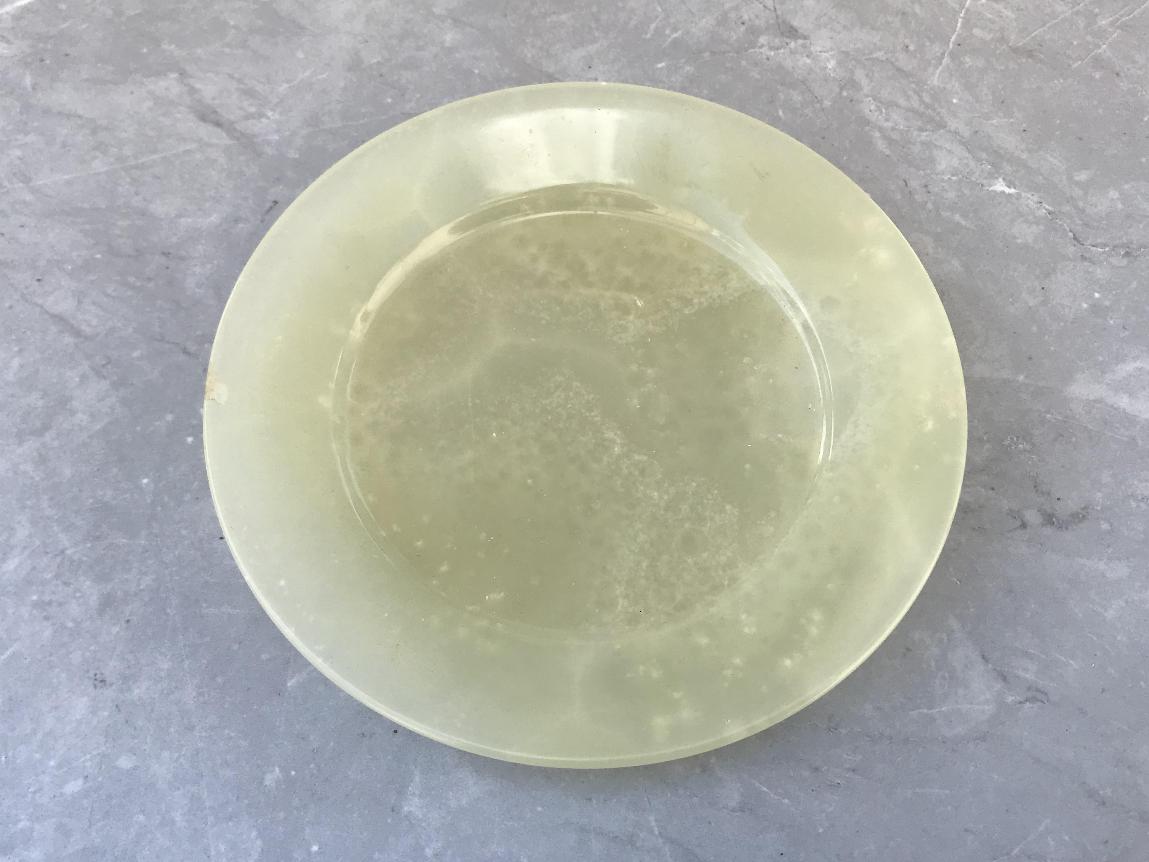 Тарелка из оникса 14,4х14,4х1,5 см POS-0045, фото 4