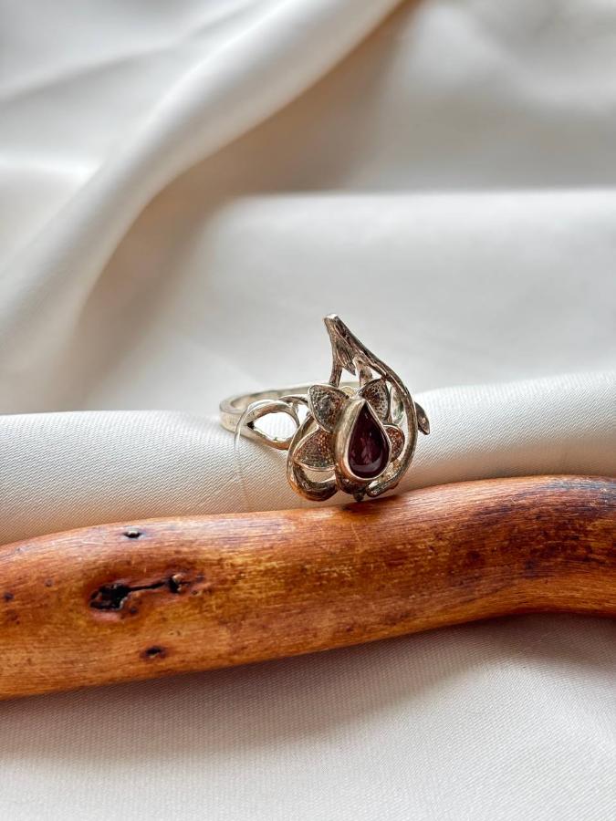 купить Кольцо из серебра с турмалином  , фото 1