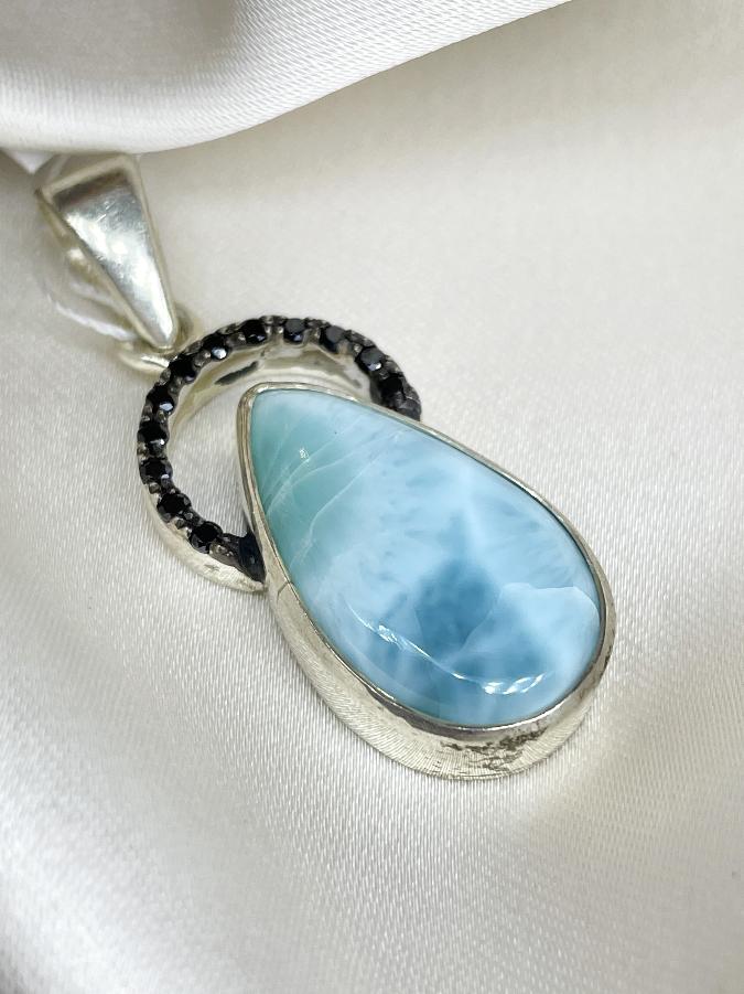 Кулон из серебра с ларимаром  U-2752, фото 1