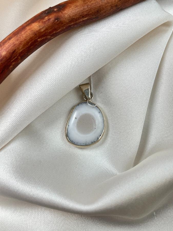 Кулон из серебра с кахолонгом  U-2745, фото 4