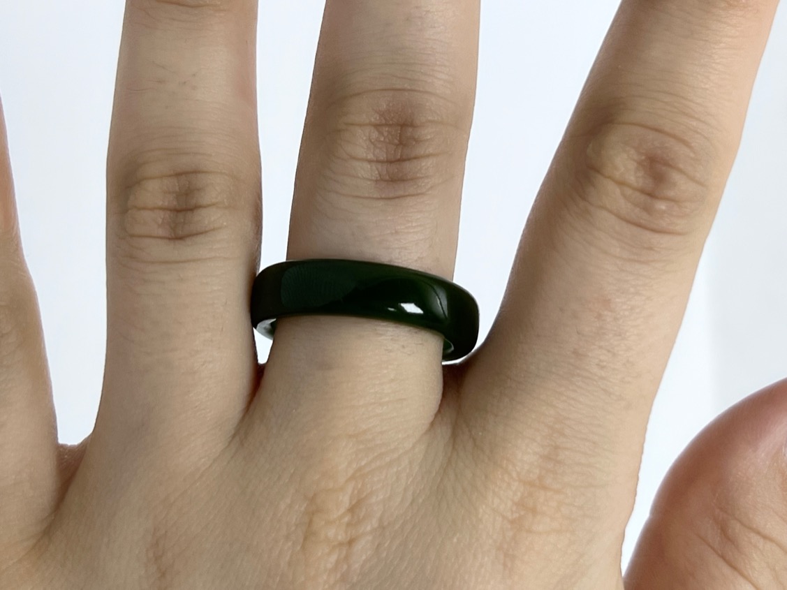 Кольцо из нефрита, 20,5 размер KL-0861, фото 4