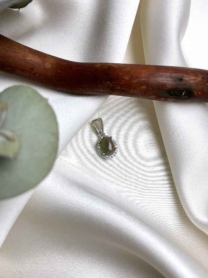 Кулон из серебра с опалом  U-2231, фото 2