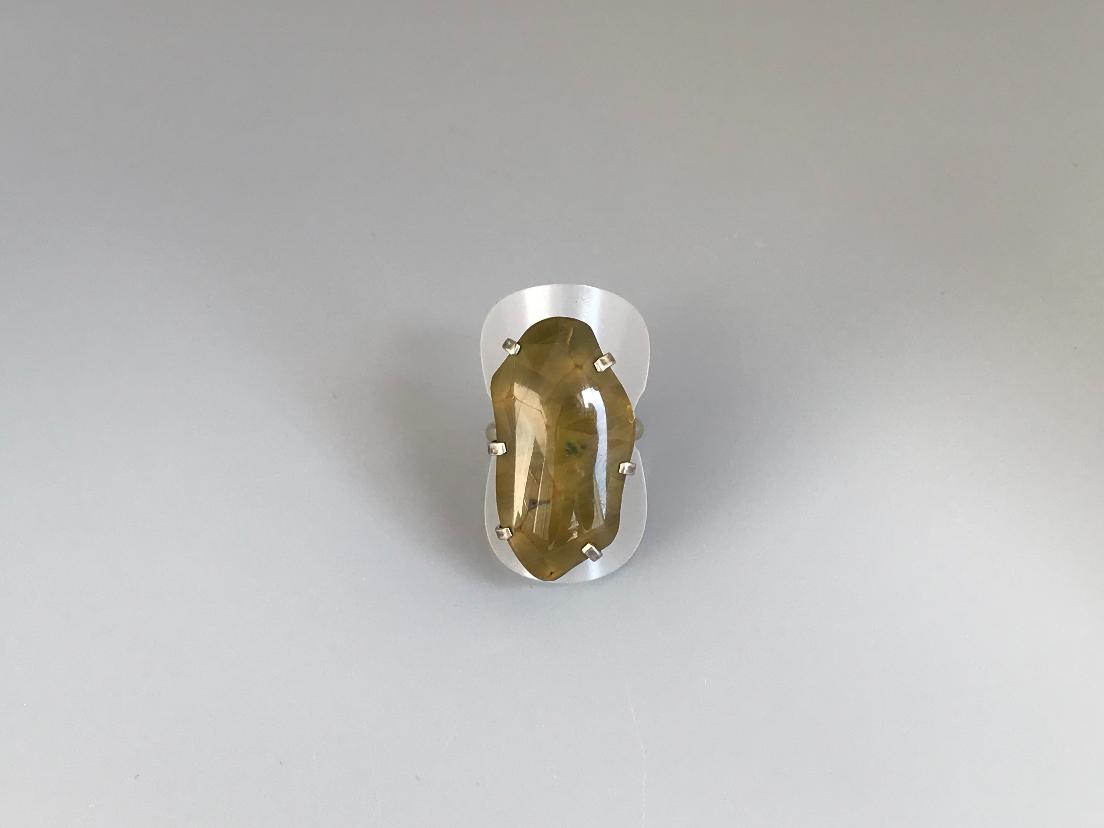 Комплект с яшмой: серьги и кольцо KOMP-0019, фото 3