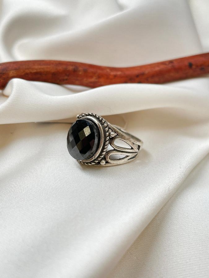 купить Кольцо из серебра с терагерцем,20,5 размер , фото 3