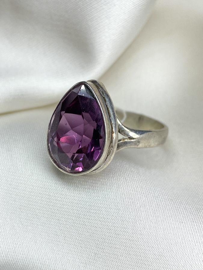 купить Кольцо из серебра с аметистом,19,5 размер  , фото 1