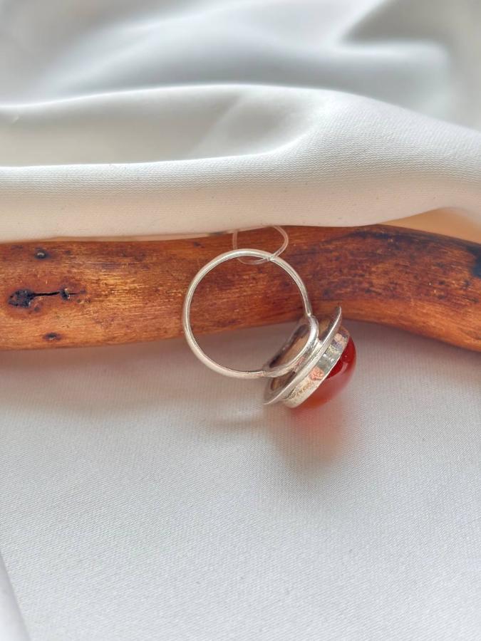 купить Кольцо из серебра с сердоликом  , фото 3